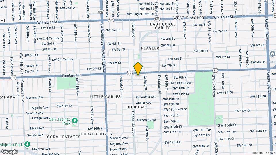 127 Antiquera Ave Map and Location Details