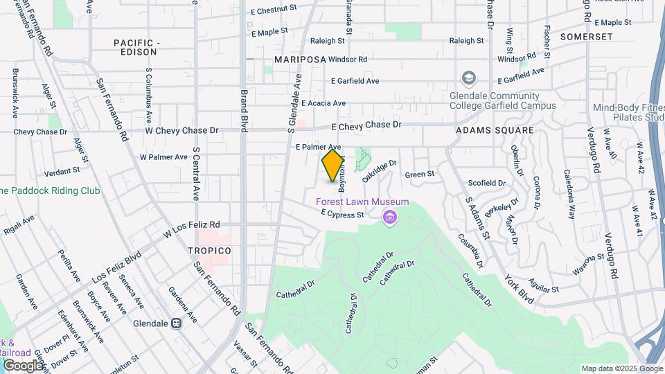 1255 Boynton St Map and Location Details