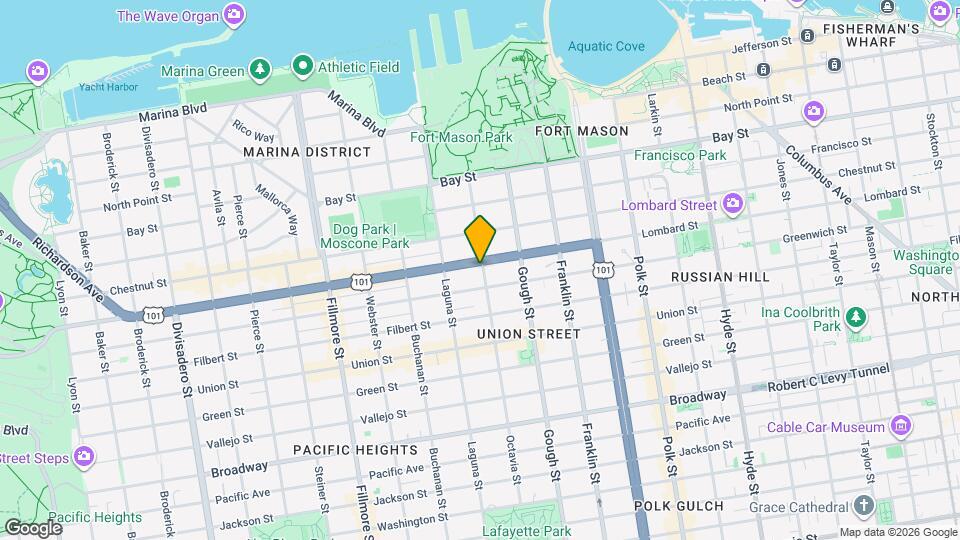 3056 Octavia St Map and Location Details