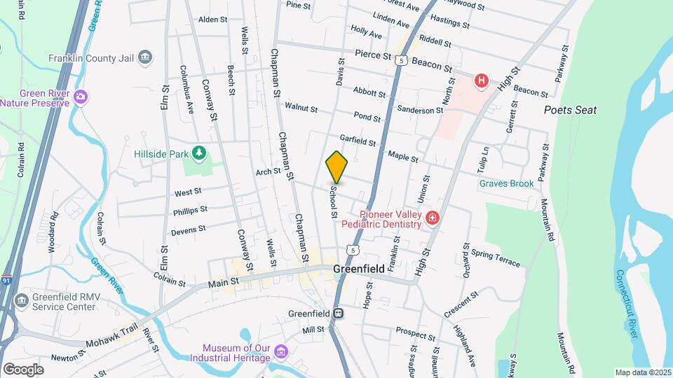 25 Pleasant St Mapa y Detalles de la Ubicación
