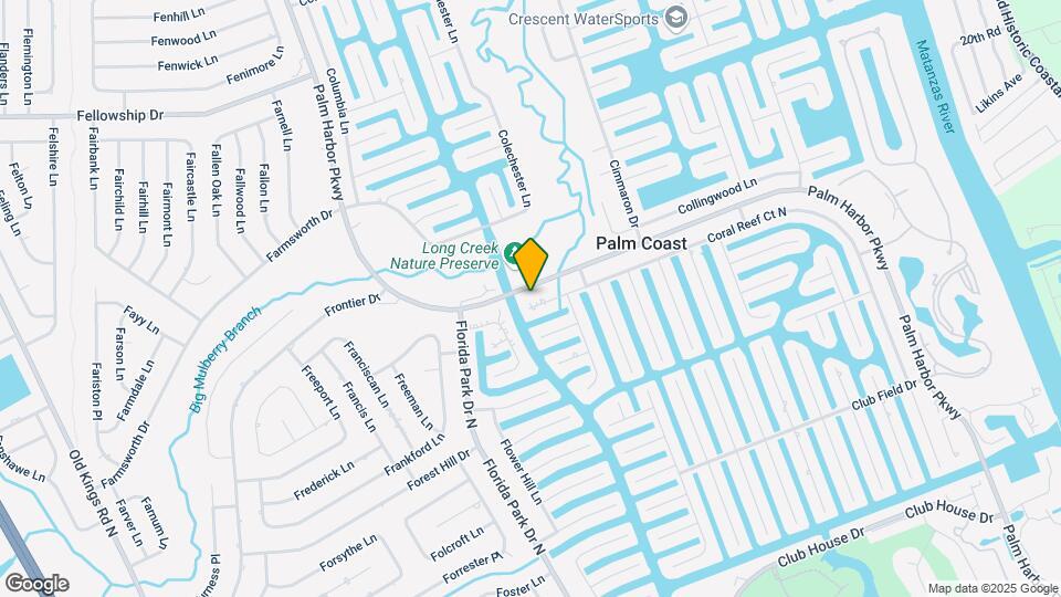 250 Coral Reef Ct N Map and Location Details