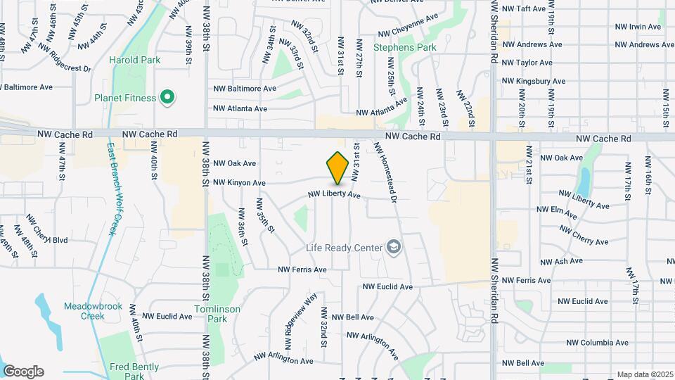 3109 NW Liberty Ave Map and Location Details