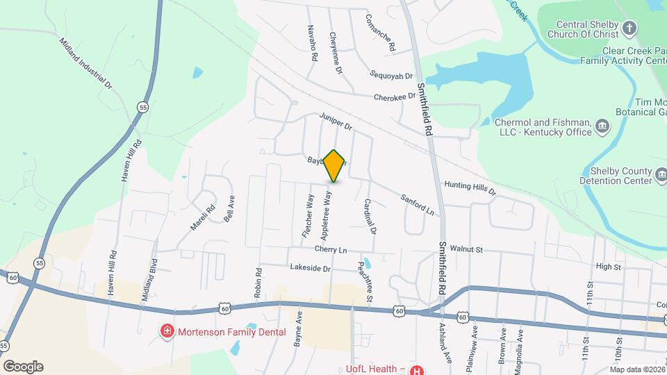 110 Apple Tree Way Mapa y Detalles de la Ubicación