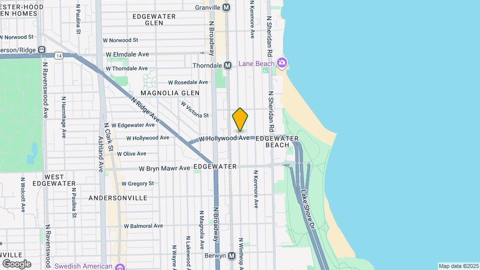 5708 N Winthrop Ave, Unit A01C Mapa y Detalles de la Ubicación