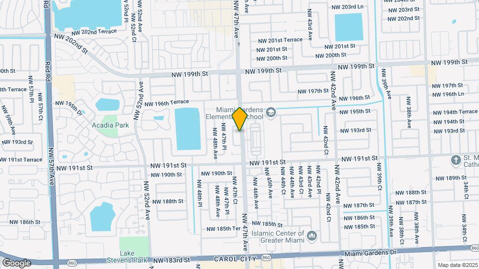 19300 NW 47th Ave Map and Location Details