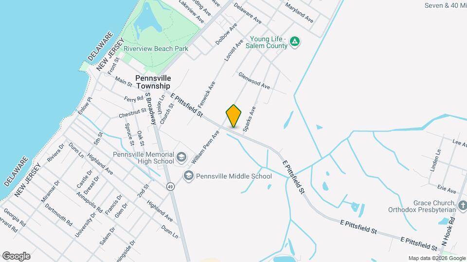 94 E Pittsfield St Mapa y Detalles de la Ubicación
