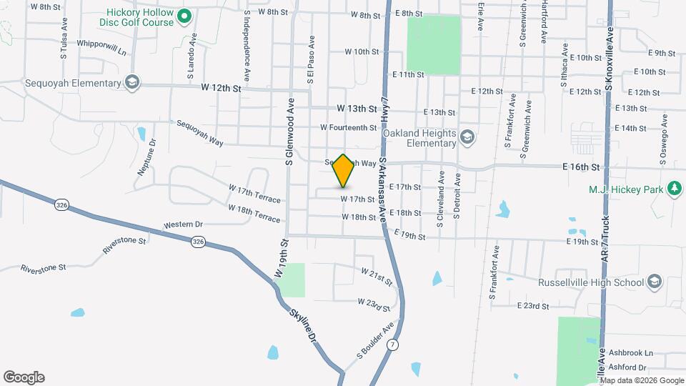 301 W 16th Ct Map and Location Details