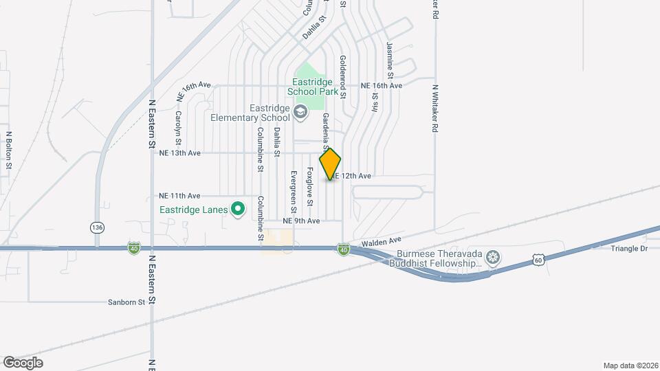 920 Gardenia St Map and Location Details