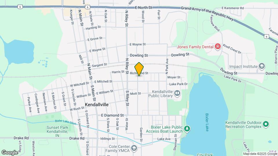 110 N Sheridan St Map and Location Details