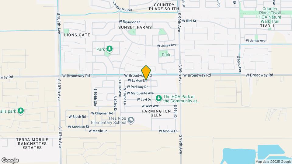 10117 W Luxton Ln Map and Location Details