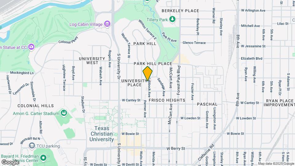 2616 Lubbock Ave Map and Location Details