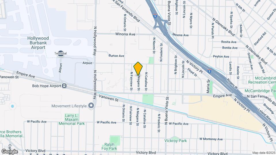 2301 N Niagara St Map and Location Details