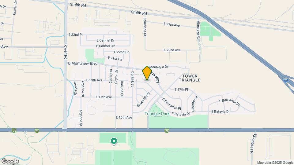 19383 E Buchanan Pl Map and Location Details