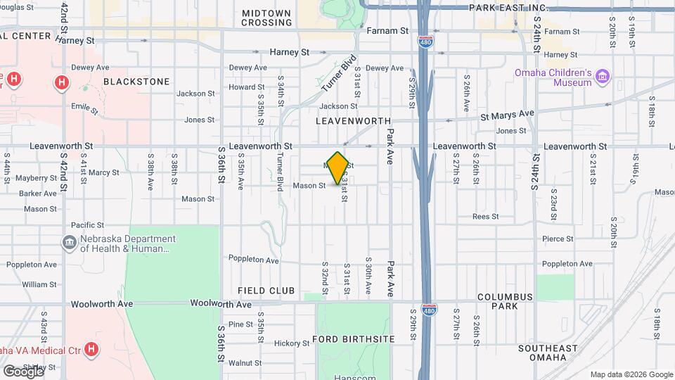 3107 Mason St Map and Location Details