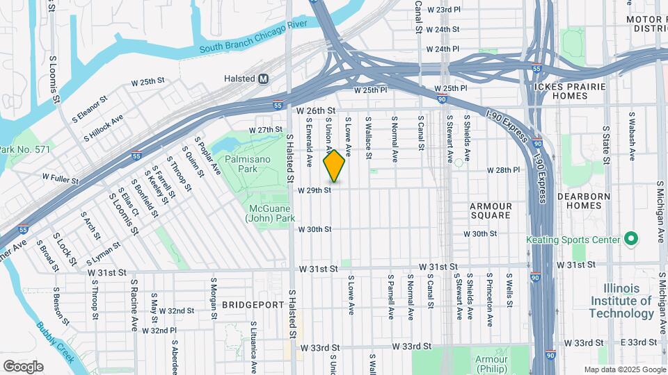 2859 S Union Ave Map and Location Details