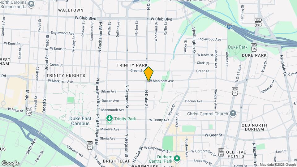1010 N Duke St Map and Location Details