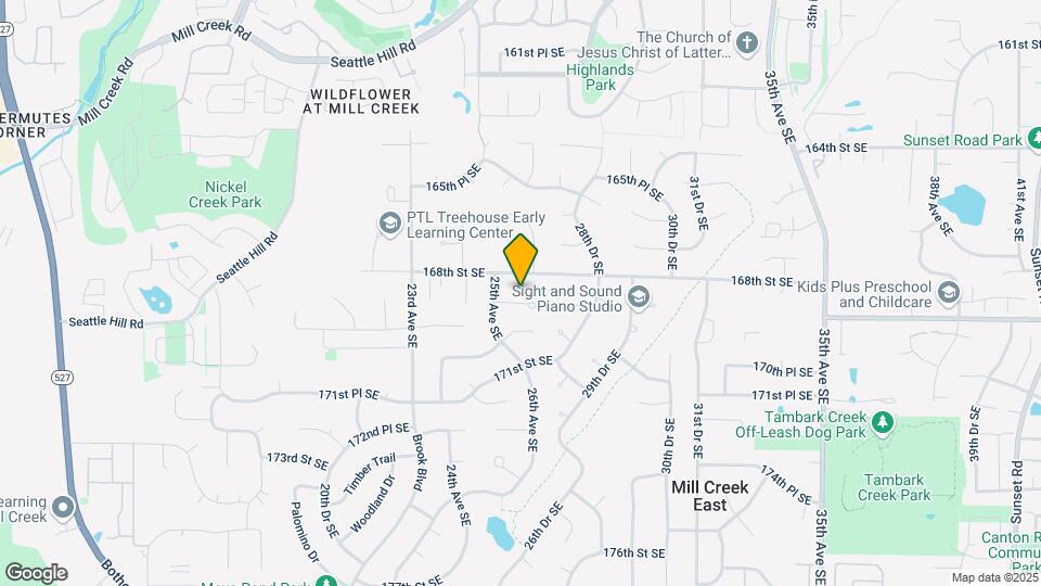 2607 169th St SE Map and Location Details
