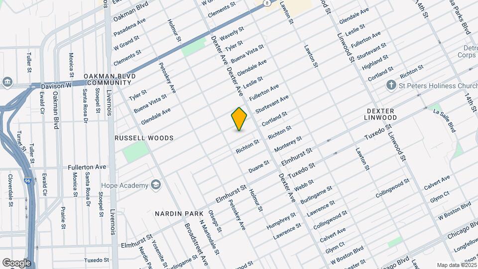 3784 Cortland St Map and Location Details