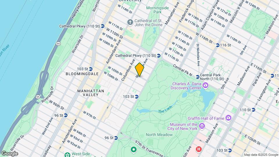 40 W 106th St Map and Location Details
