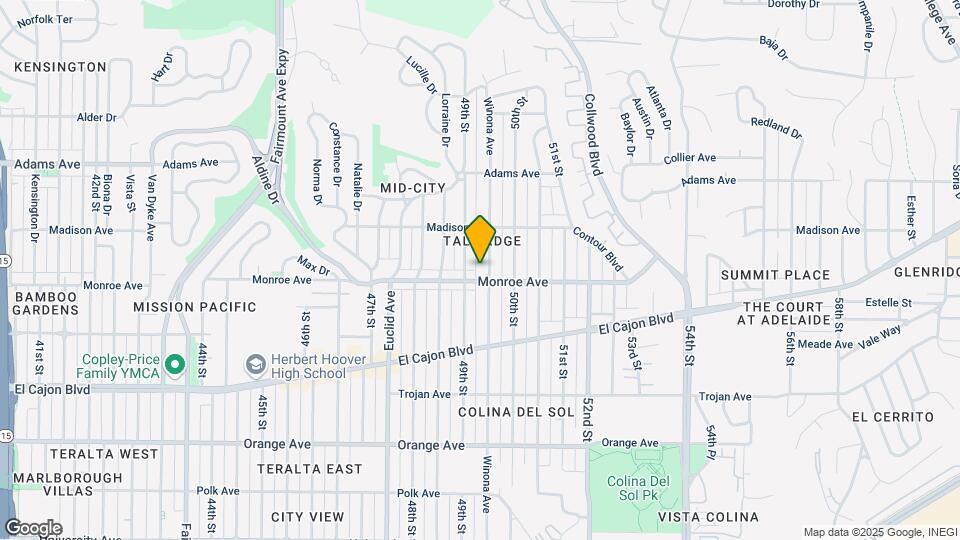 4518 Winona Ave Map and Location Details