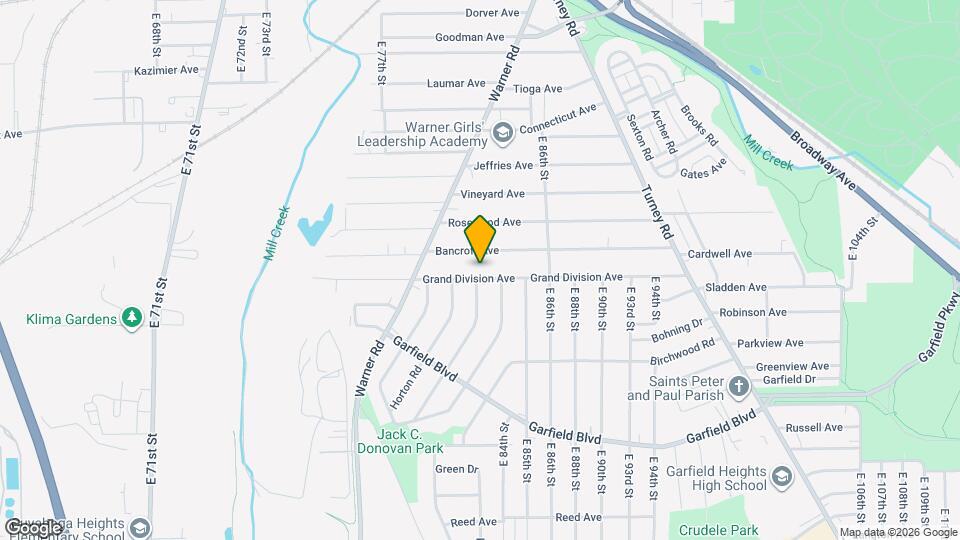 8221 Grand Division Ave Map and Location Details