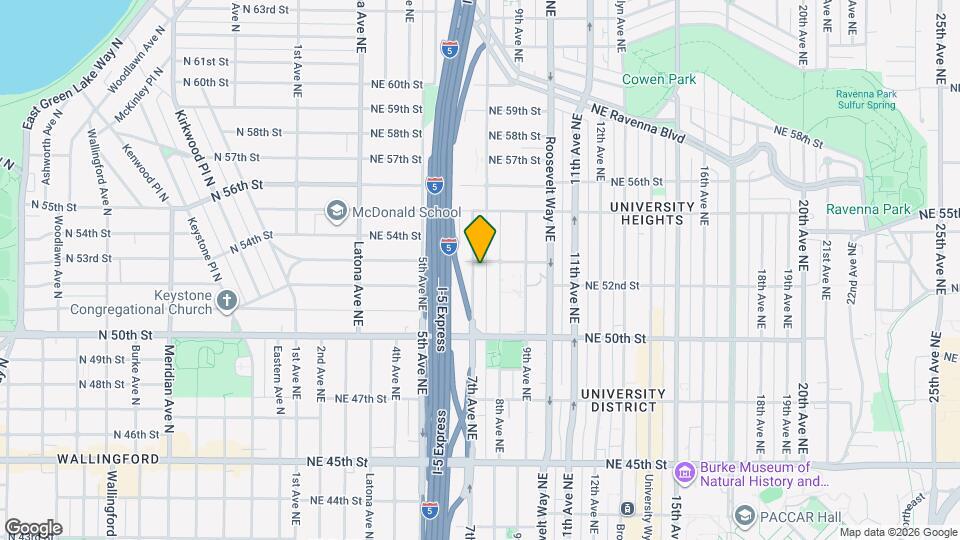 5064 7th Ave NE Map and Location Details