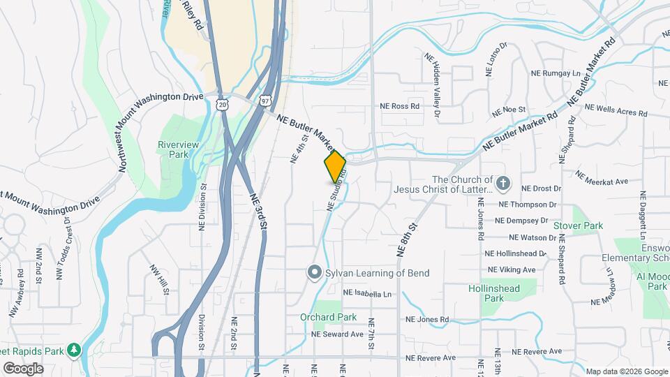 2539 NE Studio Rd Map and Location Details