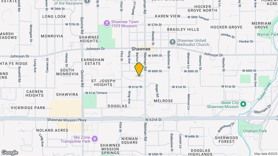 6053 Barton Ave Map and Location Details