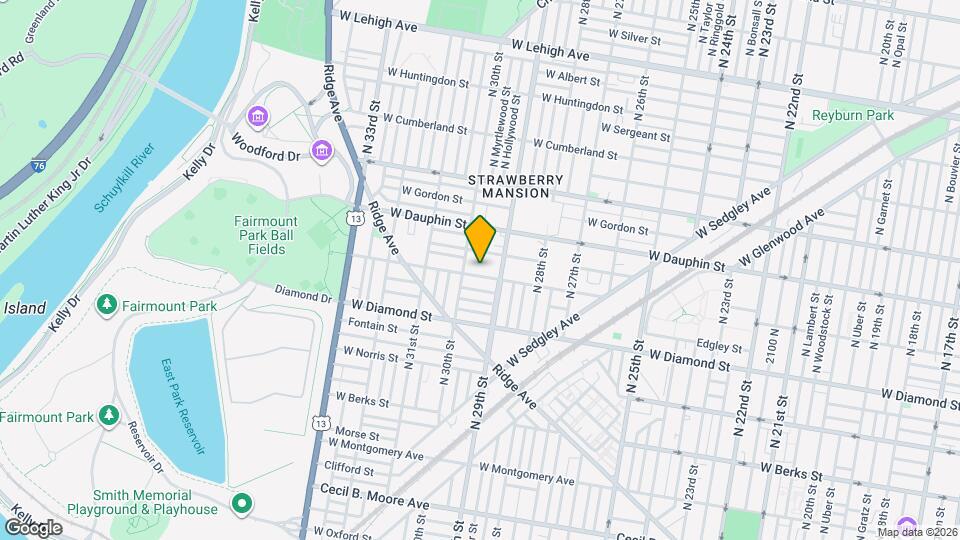 2917 W Susquehanna Ave Mapa y Detalles de la Ubicación