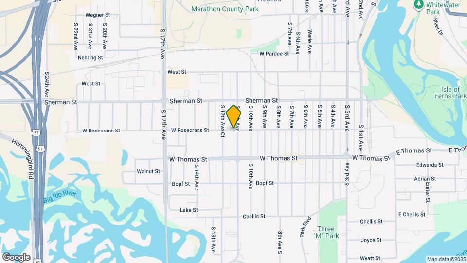 1101 W Rosecrans St Map and Location Details