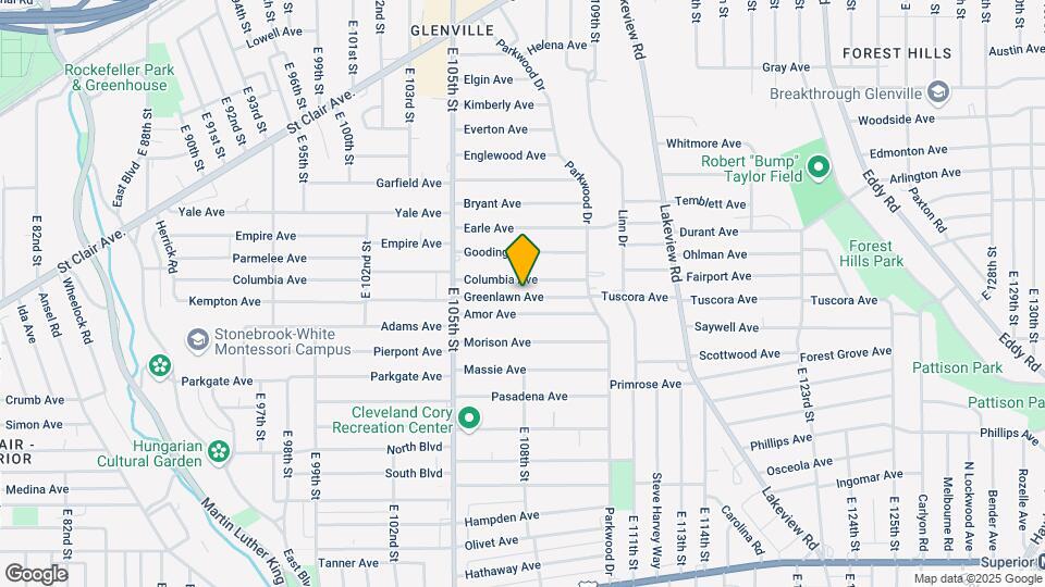 10705 Greenlawn Ave Map and Location Details
