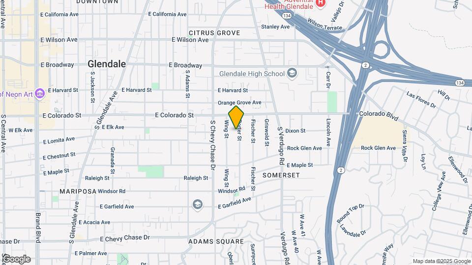 405 Porter St Mapa y Detalles de la Ubicación