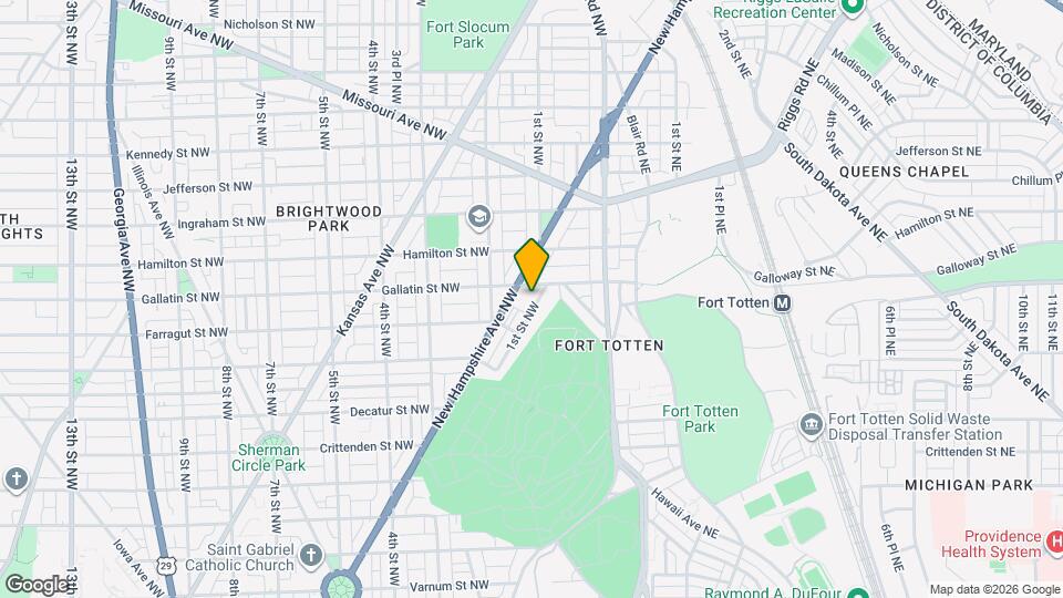 5040 1st St NW Map and Location Details