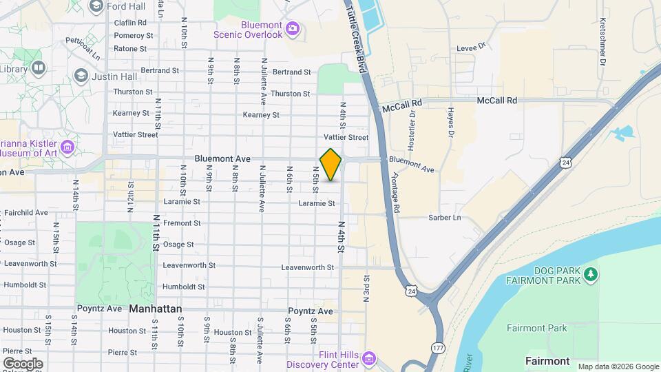 413 Moro St Map and Location Details