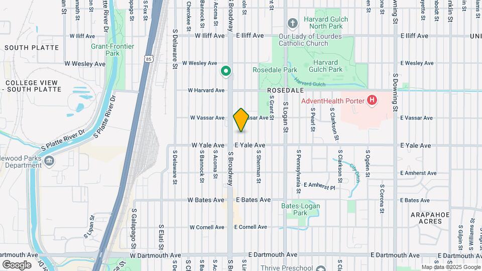 2665 S Lincoln St Map and Location Details