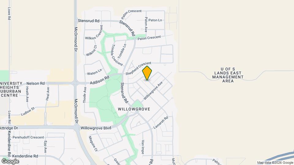 835 Willowgrove Crescent Map and Location Details
