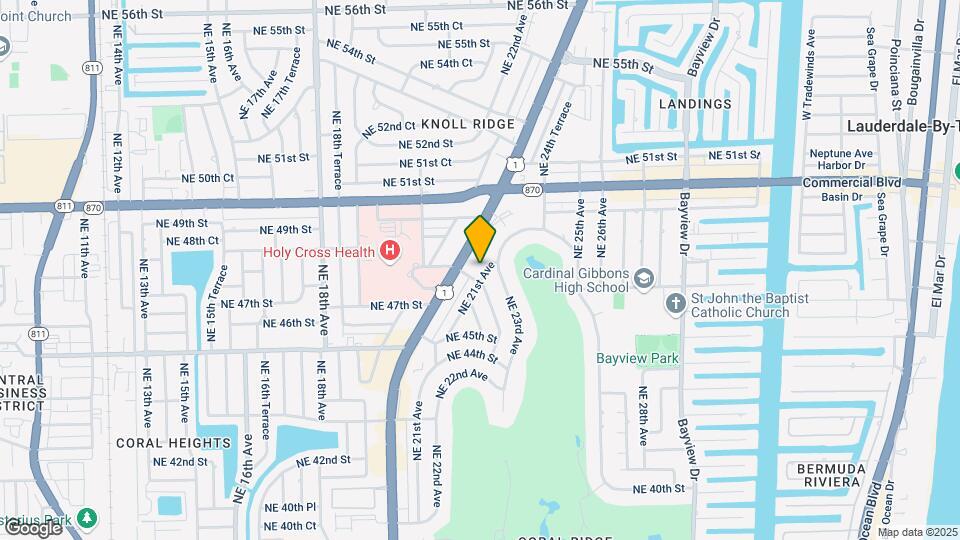 4807 NE 21st Ave Mapa y Detalles de la Ubicación