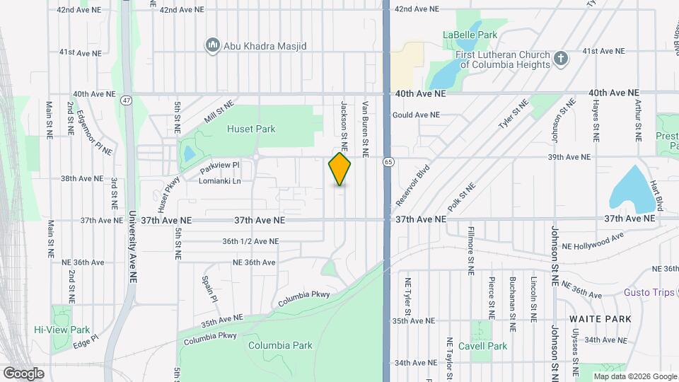 3810 Jackson St NE Mapa y Detalles de la Ubicación