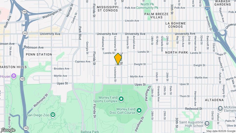 2315 Dwight St Map and Location Details