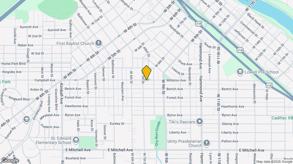 908 Williston Ave Map and Location Details