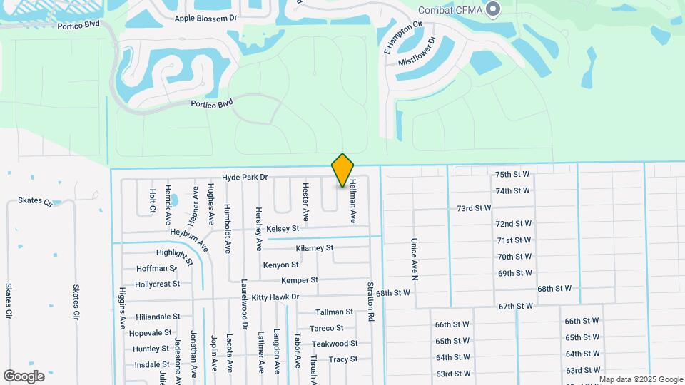 6107 Hutton Ct Map and Location Details