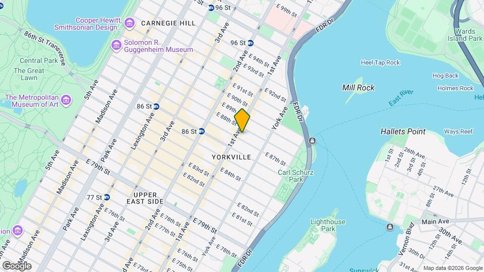 403 E 87th St-Unit -#D5 Map and Location Details