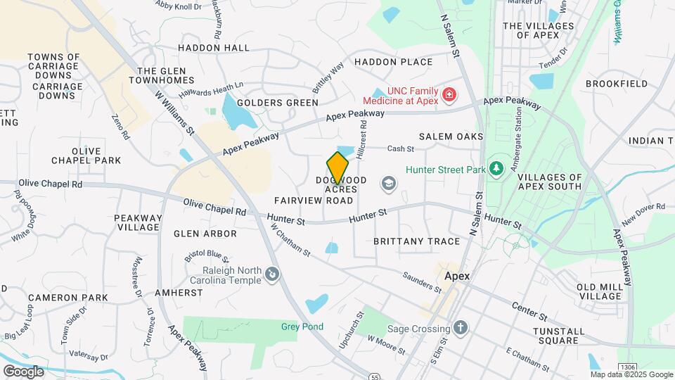 609 Sunset Ave Map and Location Details