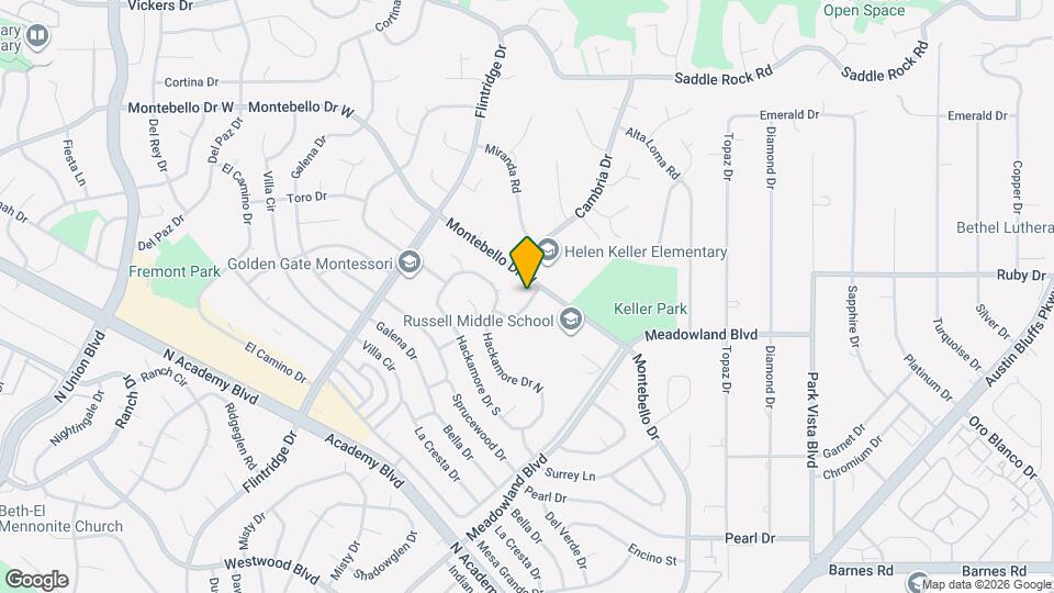 5070 Montebello Pl Map and Location Details