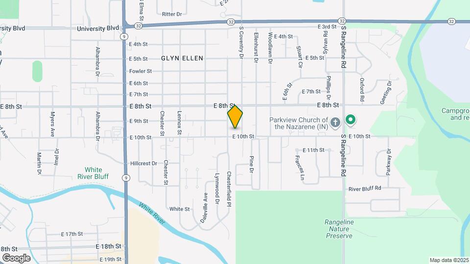 2710 E 10th St Map and Location Details