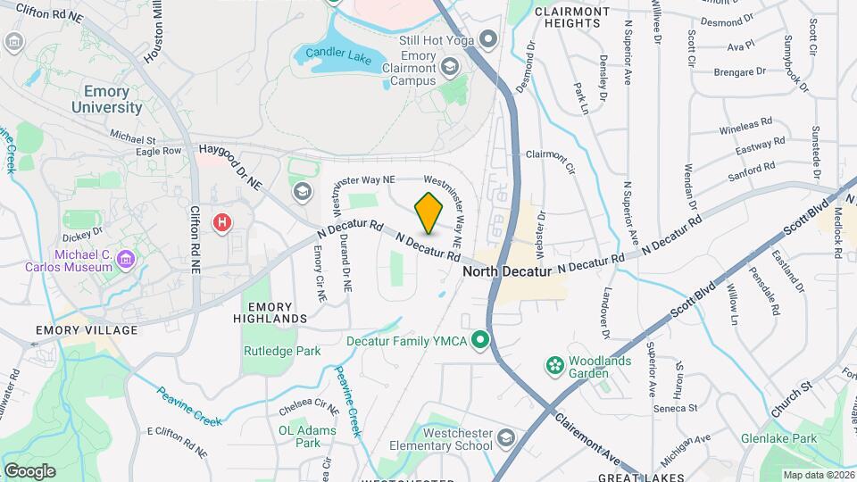 2002 N Decatur Rd Map and Location Details