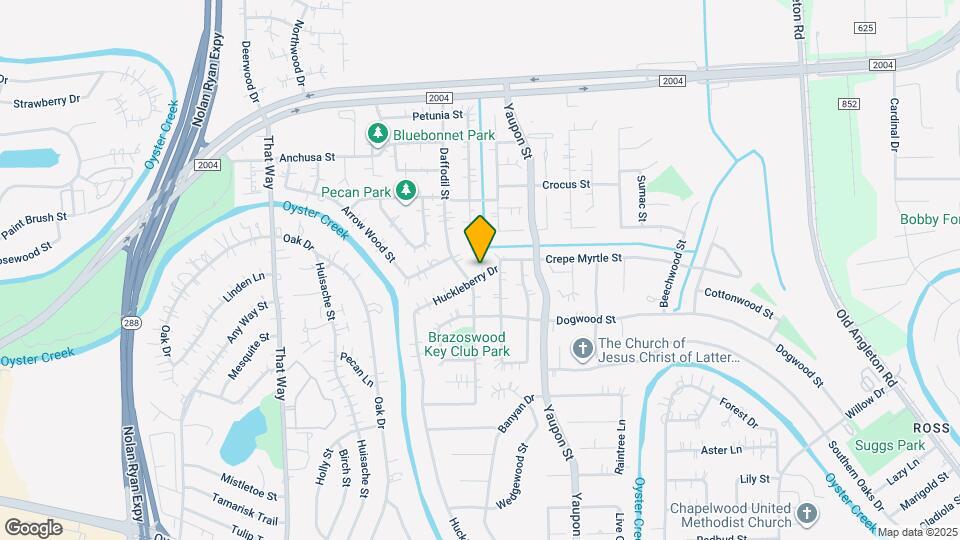 505 Huckleberry Dr Map and Location Details