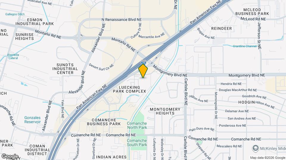 Albuquerque Silvercrest Residences Mapa y Detalles de la Ubicación