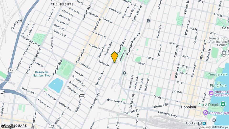 420 Palisade Ave Map and Location Details