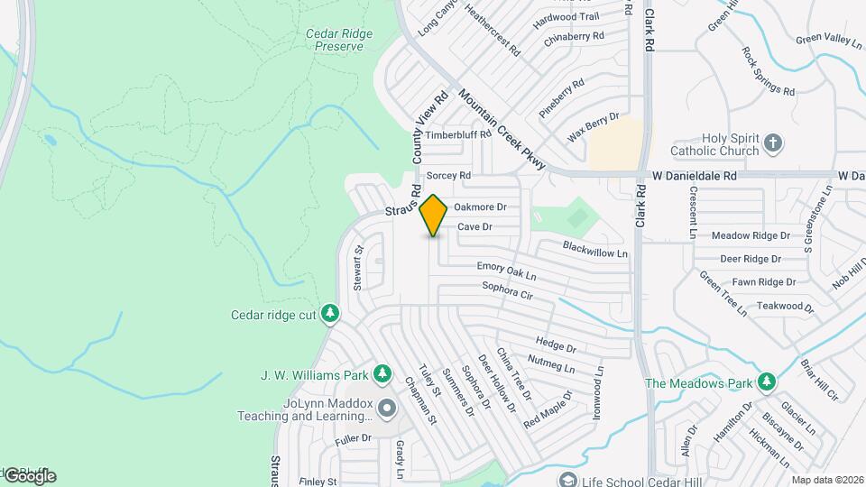 7450 Emory Oak Ln Map and Location Details